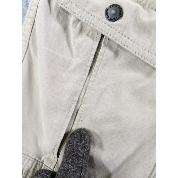 Eddie Bauer First Ascent Shorts Mens 30 Cotton Nylon Stretch Cargo Trail Beige - Picture 13 of 16